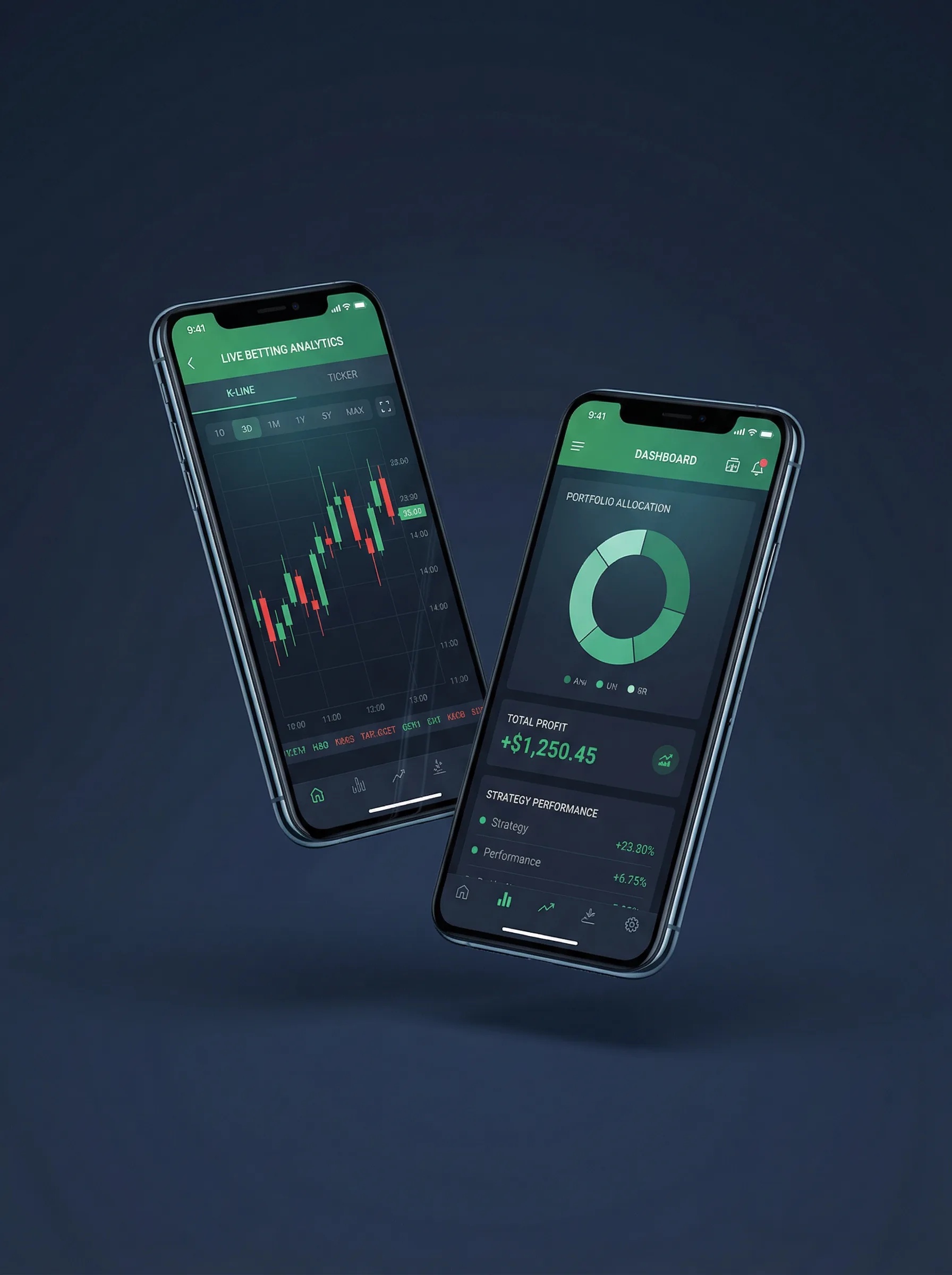 易游官网 移动端APP界面展示 - 掌上交易终端